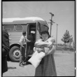 Mother with infant arrives at Stockton (ddr-densho-151-251)