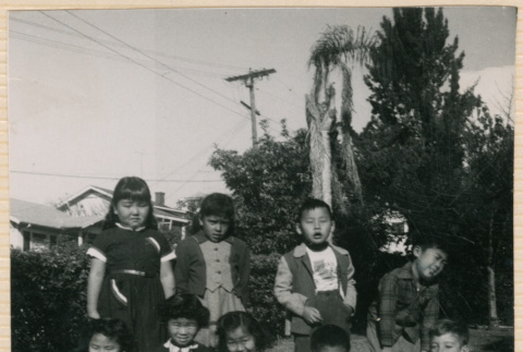 Group of nine children (ddr-densho-522-643)