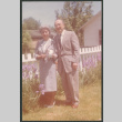 Agnes and Chester Sakura in garden (ddr-densho-523-312)