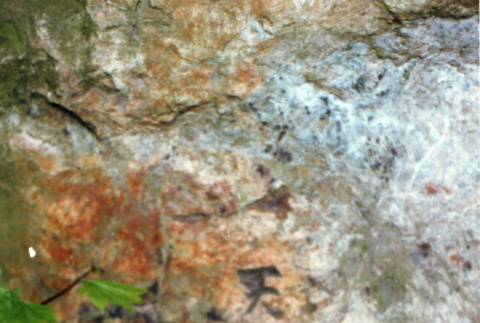 Close up of the Prayer Stone (ddr-densho-354-522)