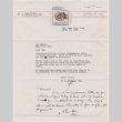 Letter from H.J. Nielsen to Ray Tanner (ddr-densho-410-74)