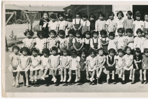 School photograph at Tule Lake (ddr-densho-350-2)