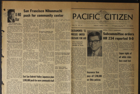 Pacific Citizen, Vol. 72, No. 14 (April 9, 1971) (ddr-pc-43-14)