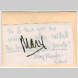 Message to Mary Mon Toy from Steven Robman (ddr-densho-367-342)