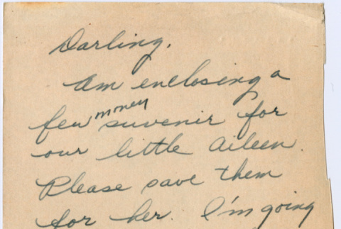 Note from Alvin to Kathleen (ddr-densho-406-90)