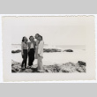 Four women at the beach (ddr-densho-356-40)