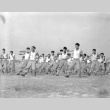 Large group in combat training (ddr-densho-1007-461)