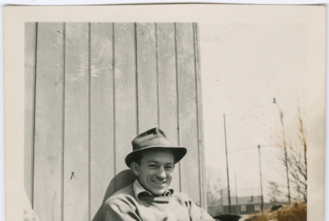 Man smiling (ddr-densho-377-1655)