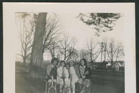 Can we play tennis? Aunt Esk! (ddr-densho-378-841)
