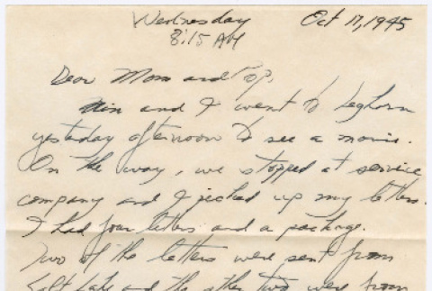 Letter from Tadashi Ishida to Mr. & Mrs. Y Ishida (ddr-densho-535-275)