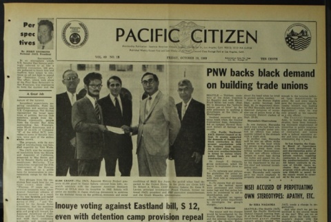Pacific Citizen, Vol. 69, No. 15 (October 10,1969) (ddr-pc-41-41)