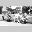 Family on a bench (ddr-densho-92-13)