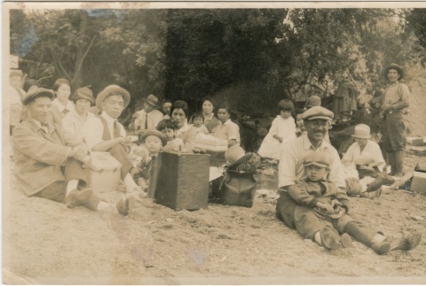 Group at a picnic (ddr-densho-321-529)