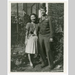 Couple posing outside (ddr-densho-1007-251)
