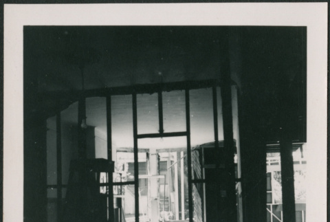 Framed wall with doorway (ddr-densho-426-2253)
