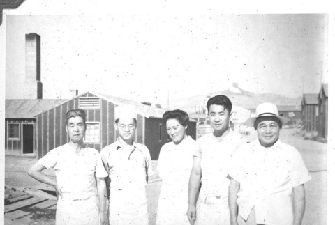 Camp mess hall workers (ddr-densho-157-61)