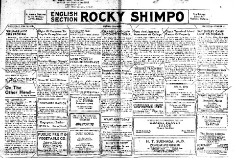 Rocky Shimpo Vol. 12, No. 26 (February 28, 1945) (ddr-densho-148-115)