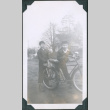 Photo of Paul Ima and another boy by a bicycle (ddr-densho-483-1283)