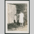 girl next to shed (ddr-densho-378-415)