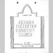 Rohwer Federated Christian Church bulletin (January 7, 1945) (ddr-densho-143-338)