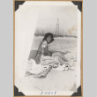 Woman on a beach (ddr-densho-542-204)