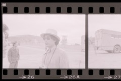 Negative film strip for Farewell to Manzanar scene stills (ddr-densho-317-97)