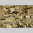 A crowd gathered to greet sailors on board the USS Nevada (ddr-njpa-13-102)