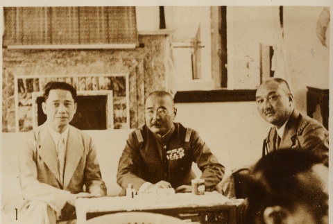 Wang Jingwei and General Ando (ddr-njpa-1-1069)