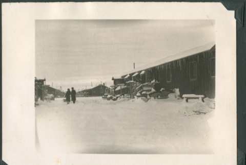 Camp covered in snow (ddr-densho-321-122)