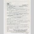 Yoshikazu Yamada interviewee form (ddr-densho-1007-972)