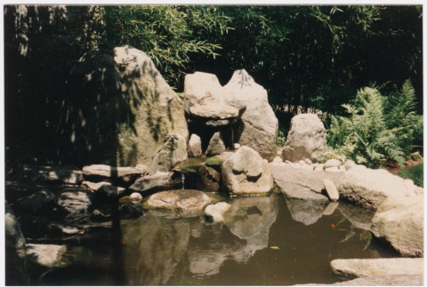Waterfall in pond (ddr-densho-377-1968)