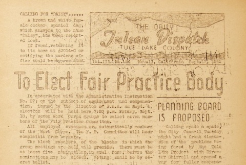 Tulean Dispatch Vol. III No. 54 (September 17, 1942) (ddr-densho-65-51)