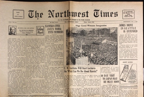 The Northwest Times Vol. 3 No. 10 (February 2, 1949) (ddr-densho-229-177)