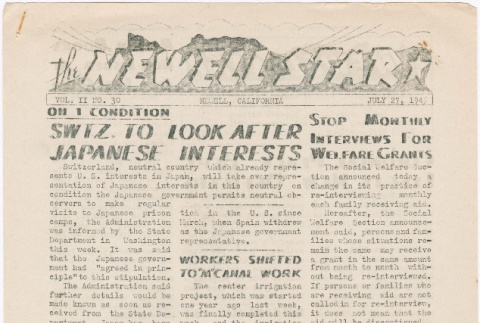 The Newell Star, Vol. II, No. 30 (July 27, 1945) (ddr-densho-284-78)