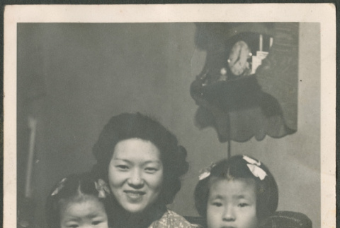 Woman and two girls (ddr-densho-316-426)