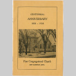 Centennial Anniversary of First Congregational Church in New Hampton, Iowa (ddr-densho-462-2)