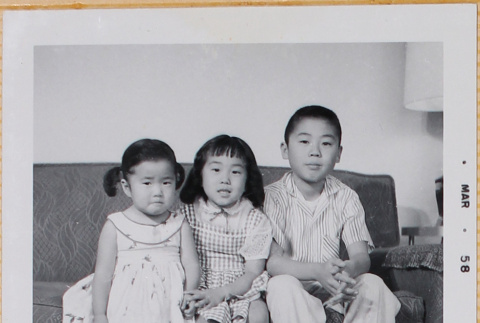 William, Susan and Leslie Shiomi (ddr-densho-522-465)