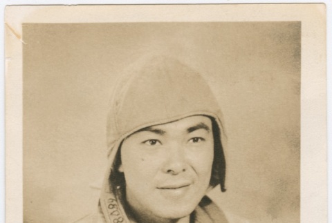 (Photograph) - Image of man in jacket and cap (Front) (ddr-densho-332-11-mezzanine-db0c906822)