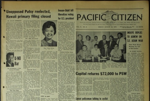Pacific Citizen, Vol. 71, No. 9 (August 28, 1970) (ddr-pc-42-34)