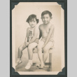 Portrait of girl and boy (ddr-densho-550-253)