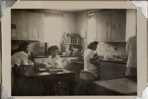 Woman working in lab (ddr-densho-587-41)