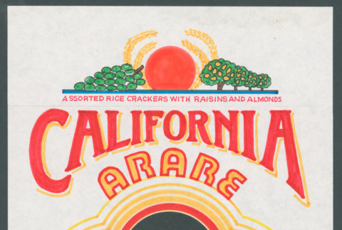 California Arare Box mock up (ddr-densho-499-117)