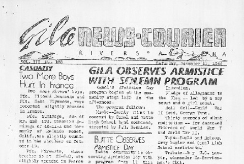 Gila News-Courier Vol. III No. 188 (November 11, 1944) (ddr-densho-141-344)
