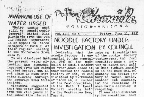 Poston Chronicle Vol. XIII No. 8 (June 11, 1943) (ddr-densho-145-334)