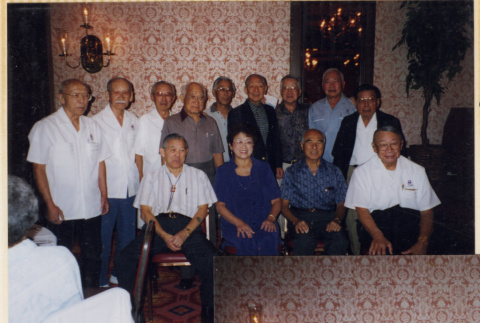 Group posing for photo (ddr-densho-466-585)