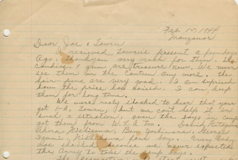 Letter to two Nisei brothers from their mother (ddr-densho-153-103)