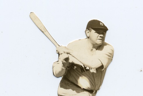 Babe Ruth swinging (ddr-njpa-1-1379)