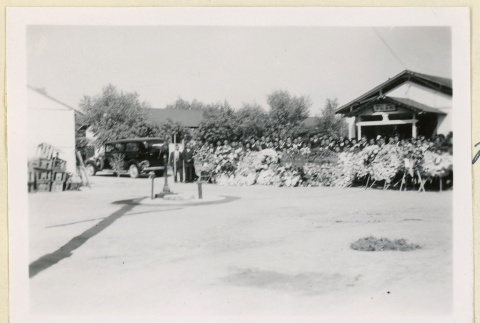 Mourners at Kimiyo Yamabe's funeral (ddr-densho-37-1566)