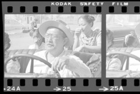 Negative film strip for Farewell to Manzanar scene stills (ddr-densho-317-111)