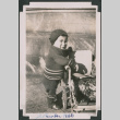 Toddler standing next to wagon (ddr-densho-483-653)